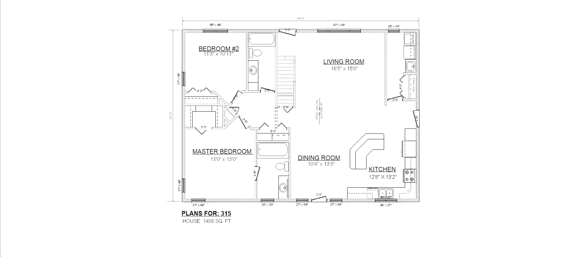 Penner Homes Floor Plan Id: 315