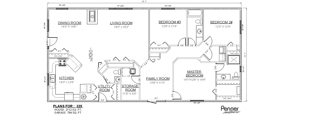Penner Homes Floor Plan Id: 325