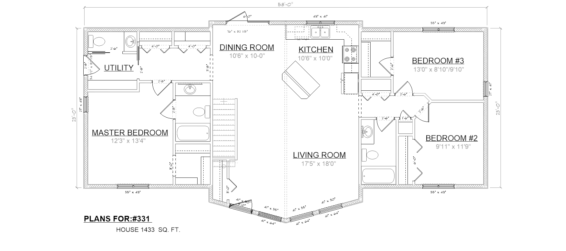 Penner Homes Floor Plan Id: 331
