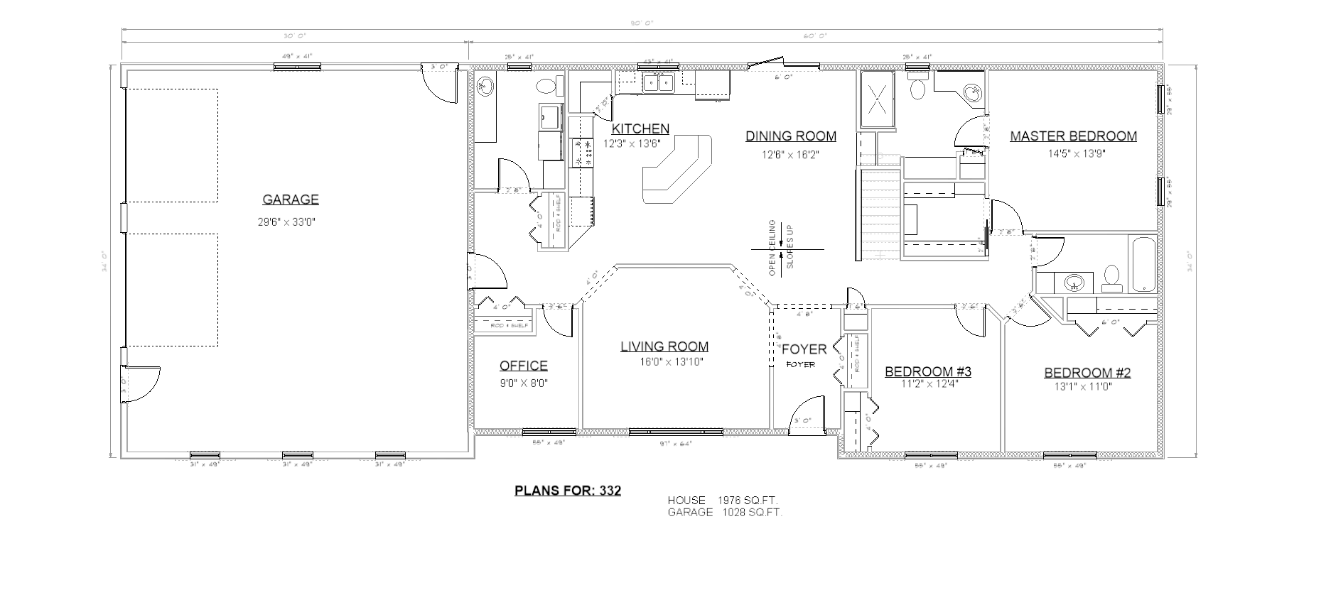 Penner Homes Floor Plan Id: 332