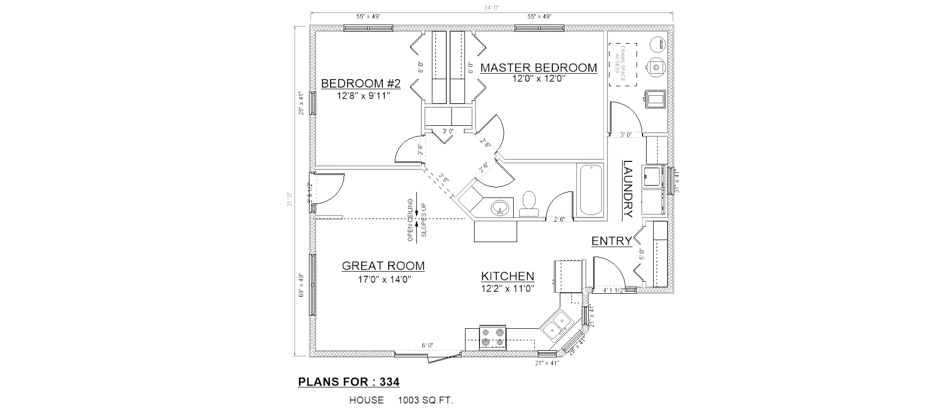 Penner Homes Floor Plan Id: 334