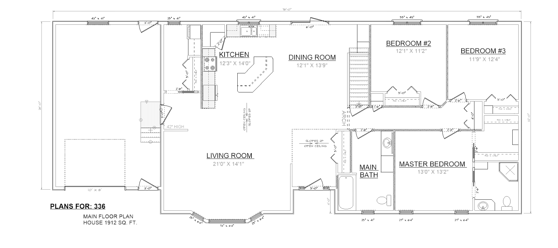 Penner Homes Floor Plan Id: 336