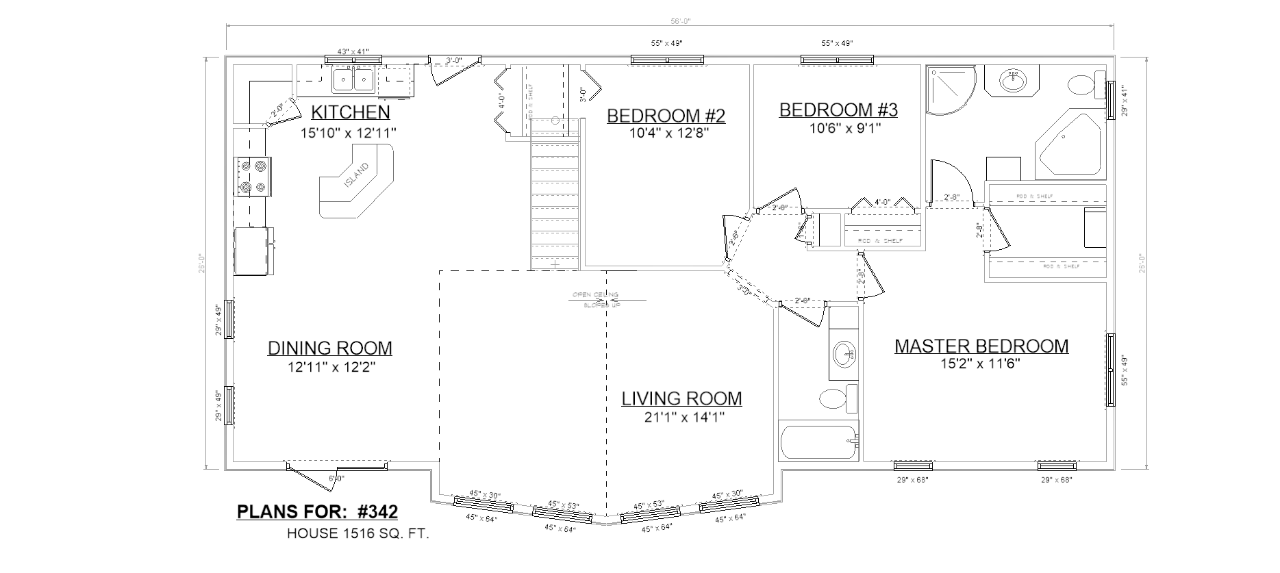 Penner Homes Floor Plan Id: 342