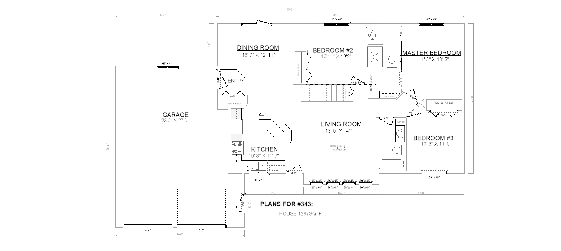 Penner Homes Floor Plan Id: 343