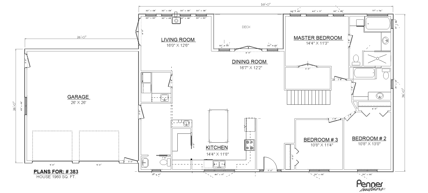 Penner Homes Floor Plan Id: 383