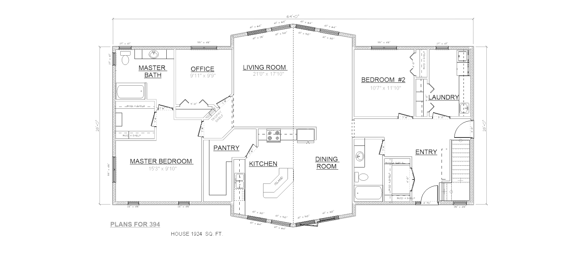 Penner Homes Floor Plan Id: 394