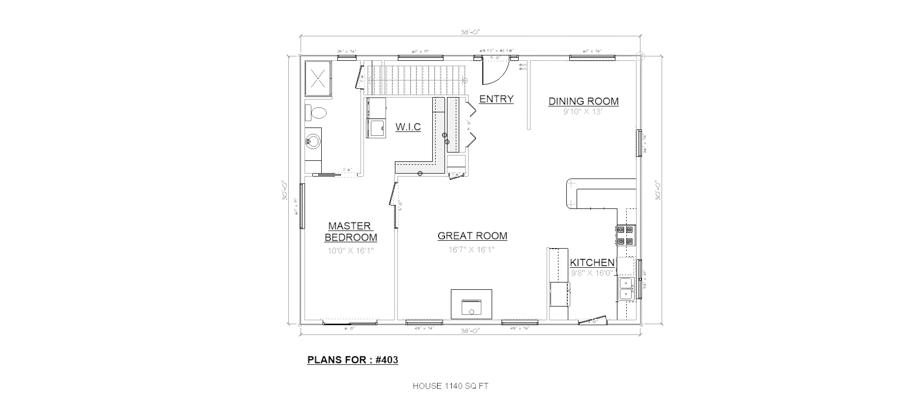 Penner Homes Floor Plan Id: 403