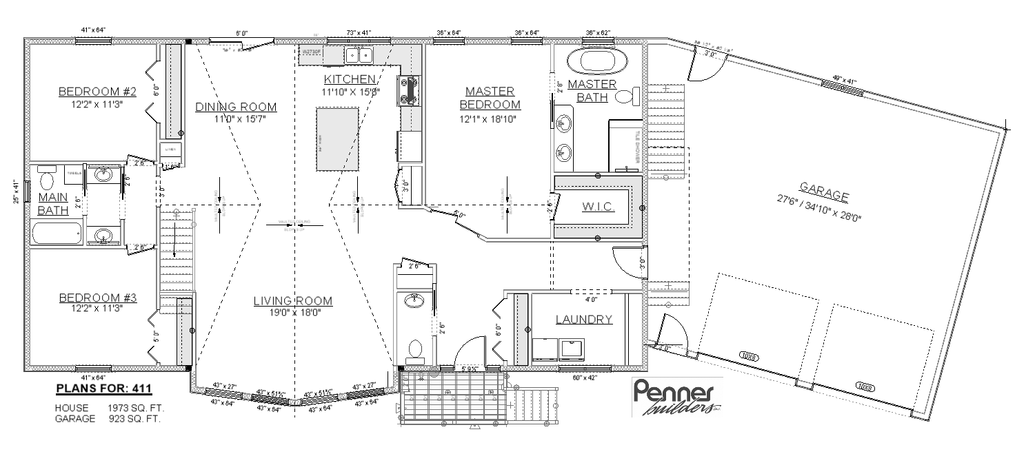 Penner Homes Floor Plan Id: 411