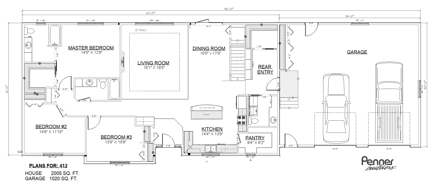 Penner Homes Floor Plan Id: 412